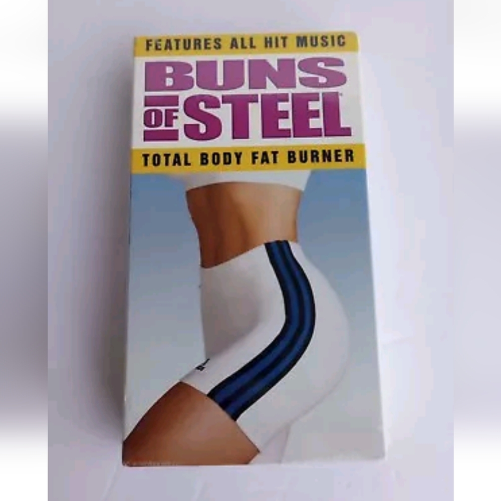 Buns of Steel VHS Brand New Sealed 1997 Total Body Fat Burner All Hit Mu…